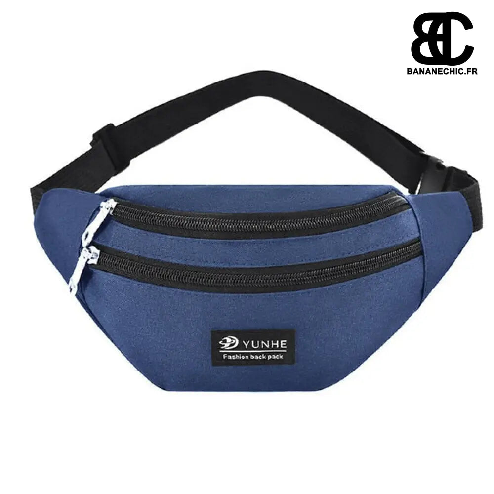 Sac Banane Femme en Tissu - Bleu - Banane - Banane Chic ™