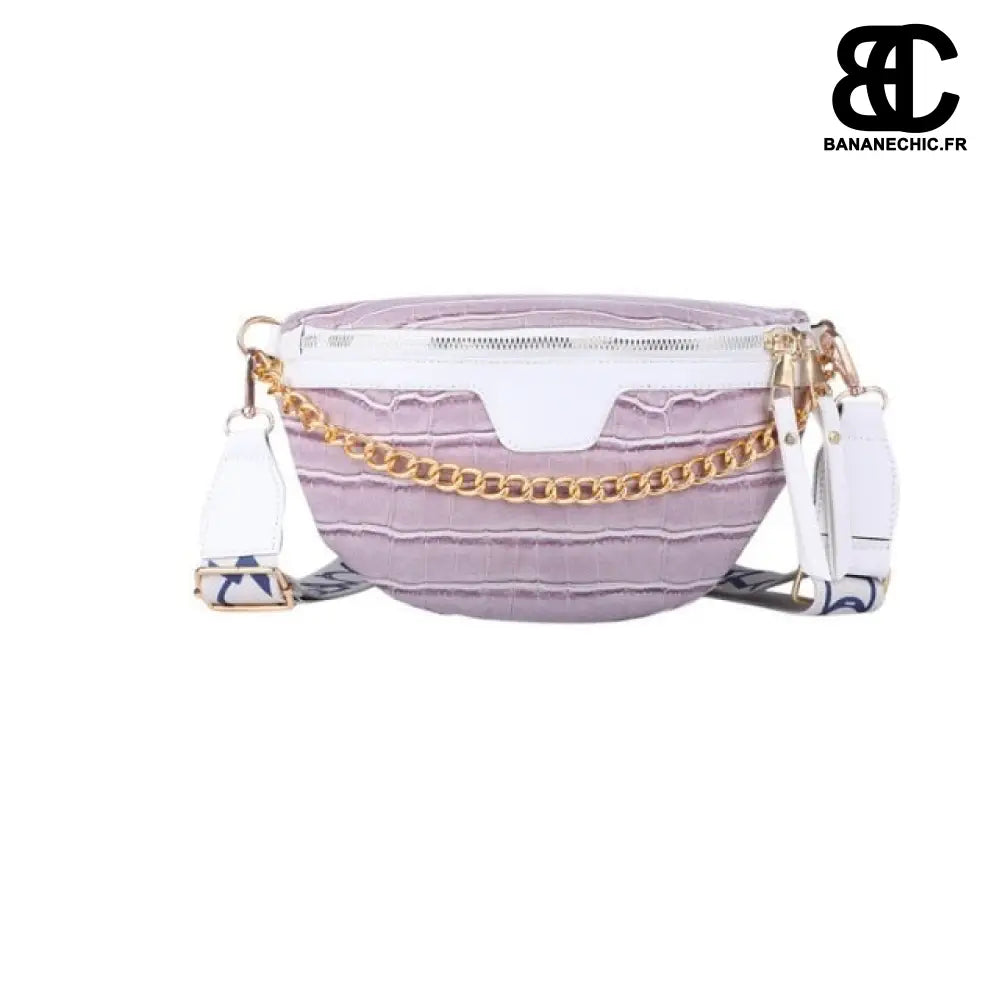 Sac banane femme fashion multifonctions - Violet - Banane -