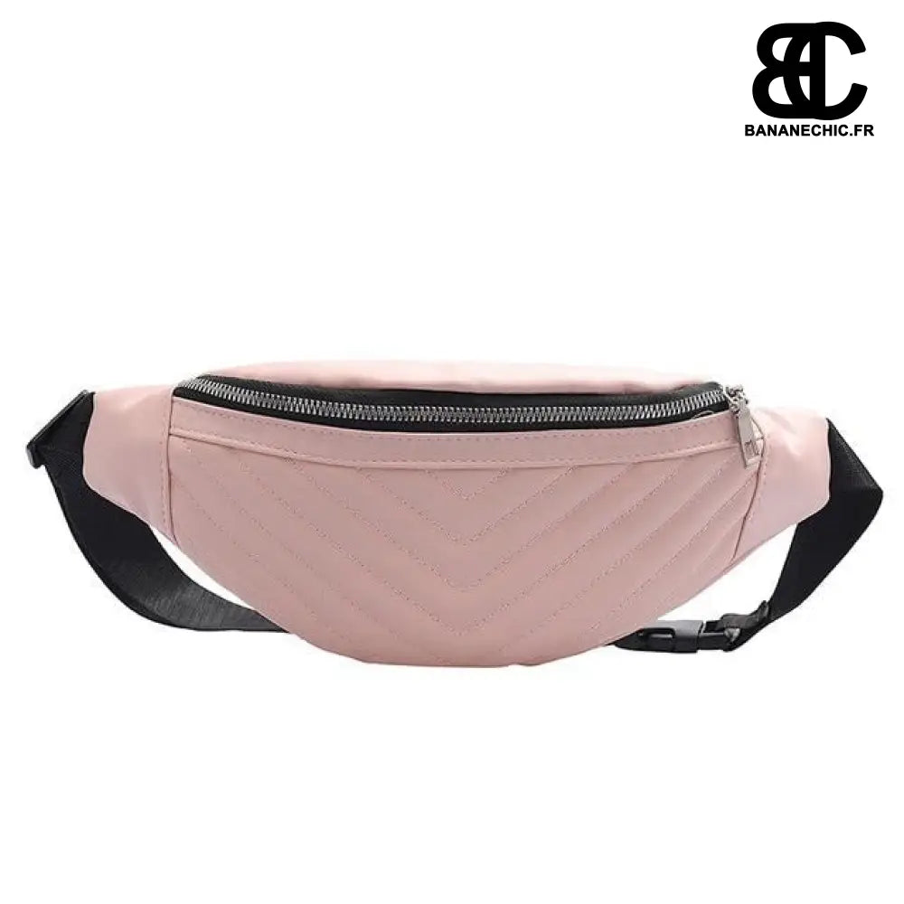 Sac banane femme jaune sportif - Rose - Banane - Banane Chic