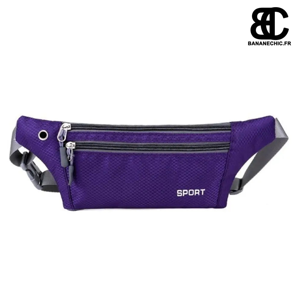 Sac banane femme léger sportif - Violet - Banane - Banane