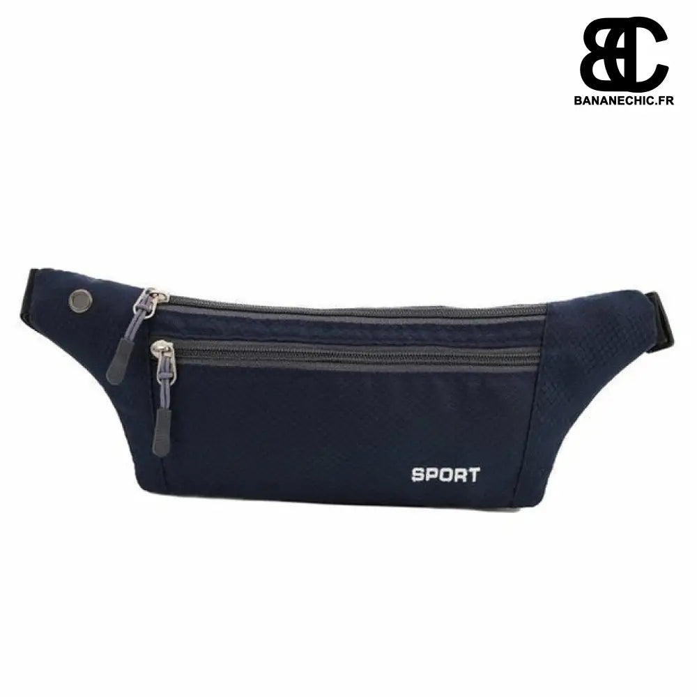 Sac banane femme léger sportif - Bleu foncé - Banane -