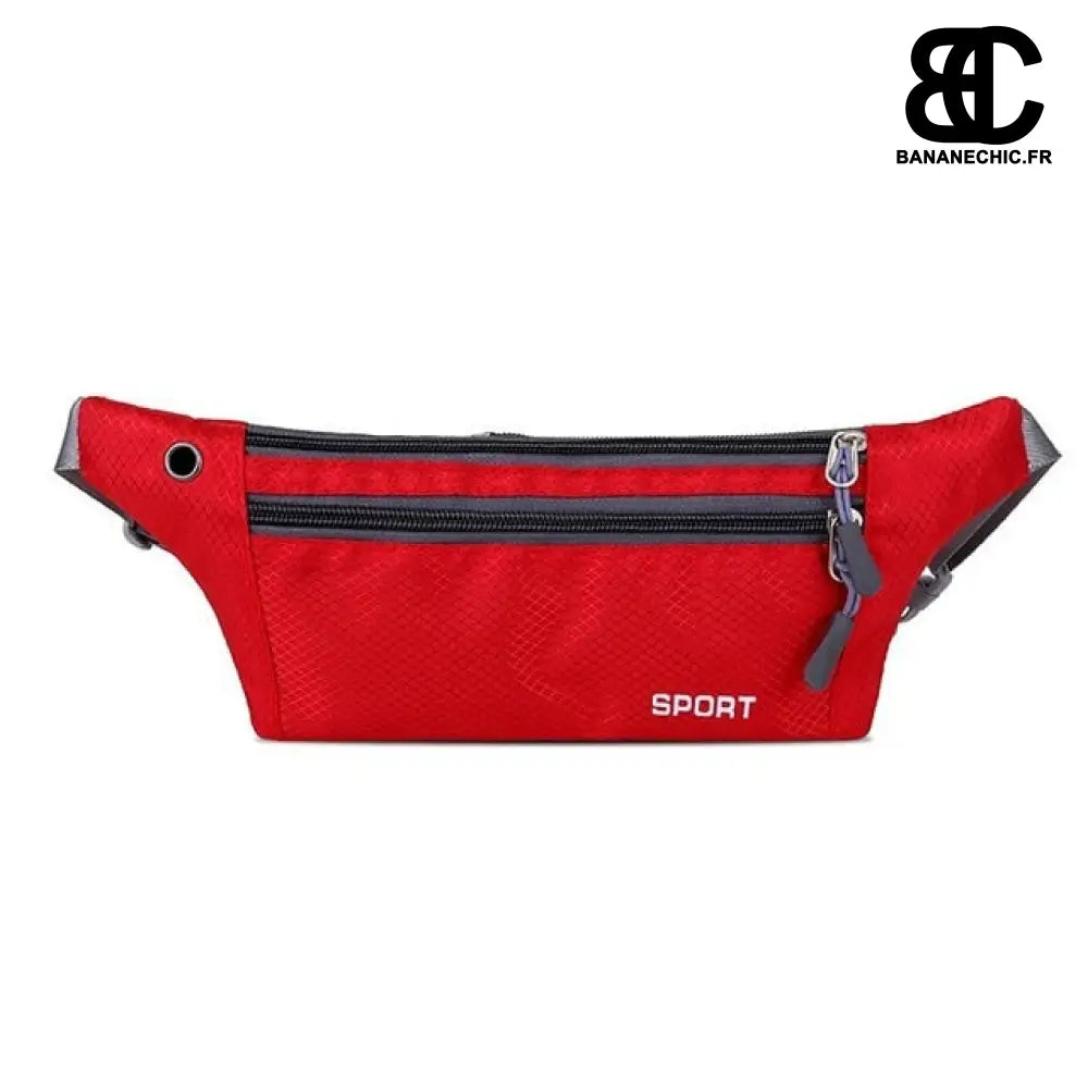Sac banane femme léger sportif - Rouge - Banane - Banane