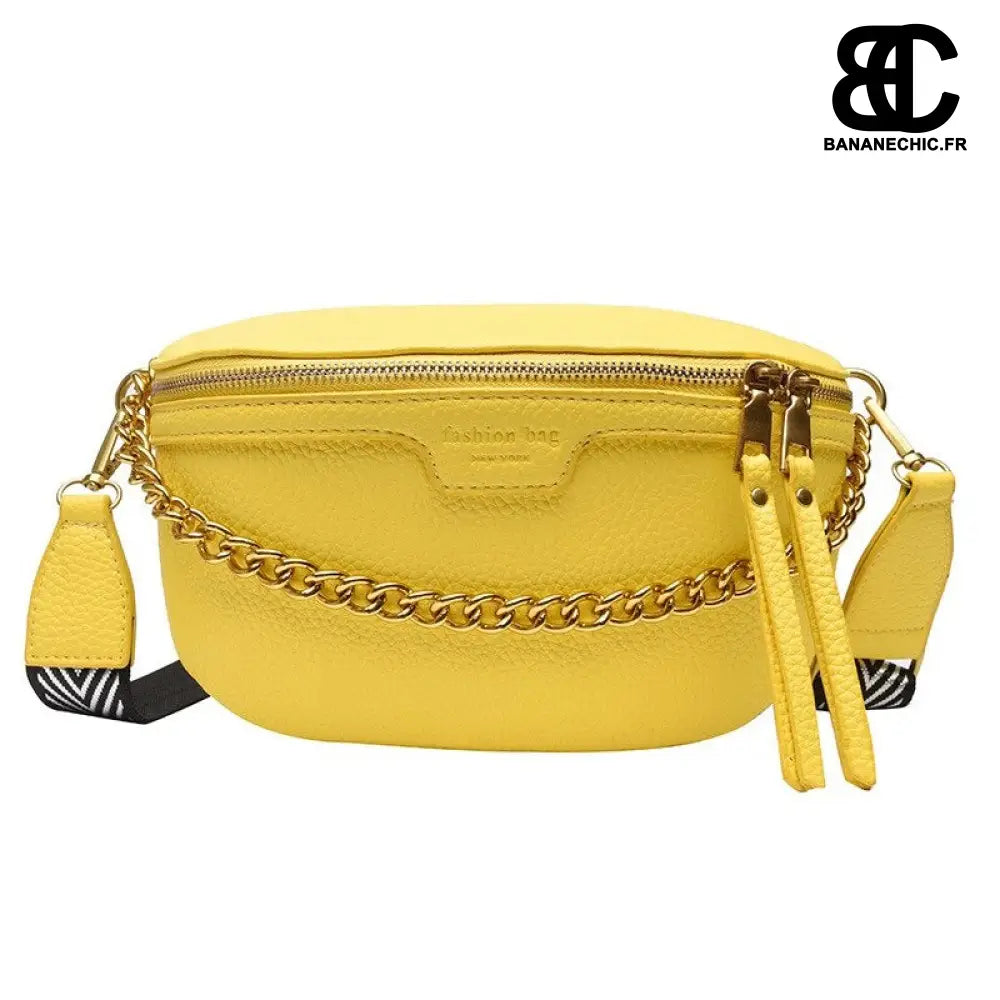 Sac Banane Femme Luxe - Jaune - Banane - Banane Chic ™