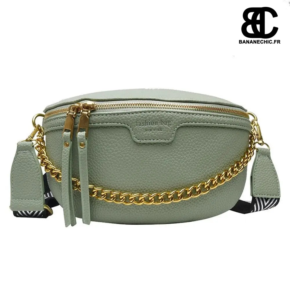 Sac Banane Femme Luxe - Vert - Banane - Banane Chic ™