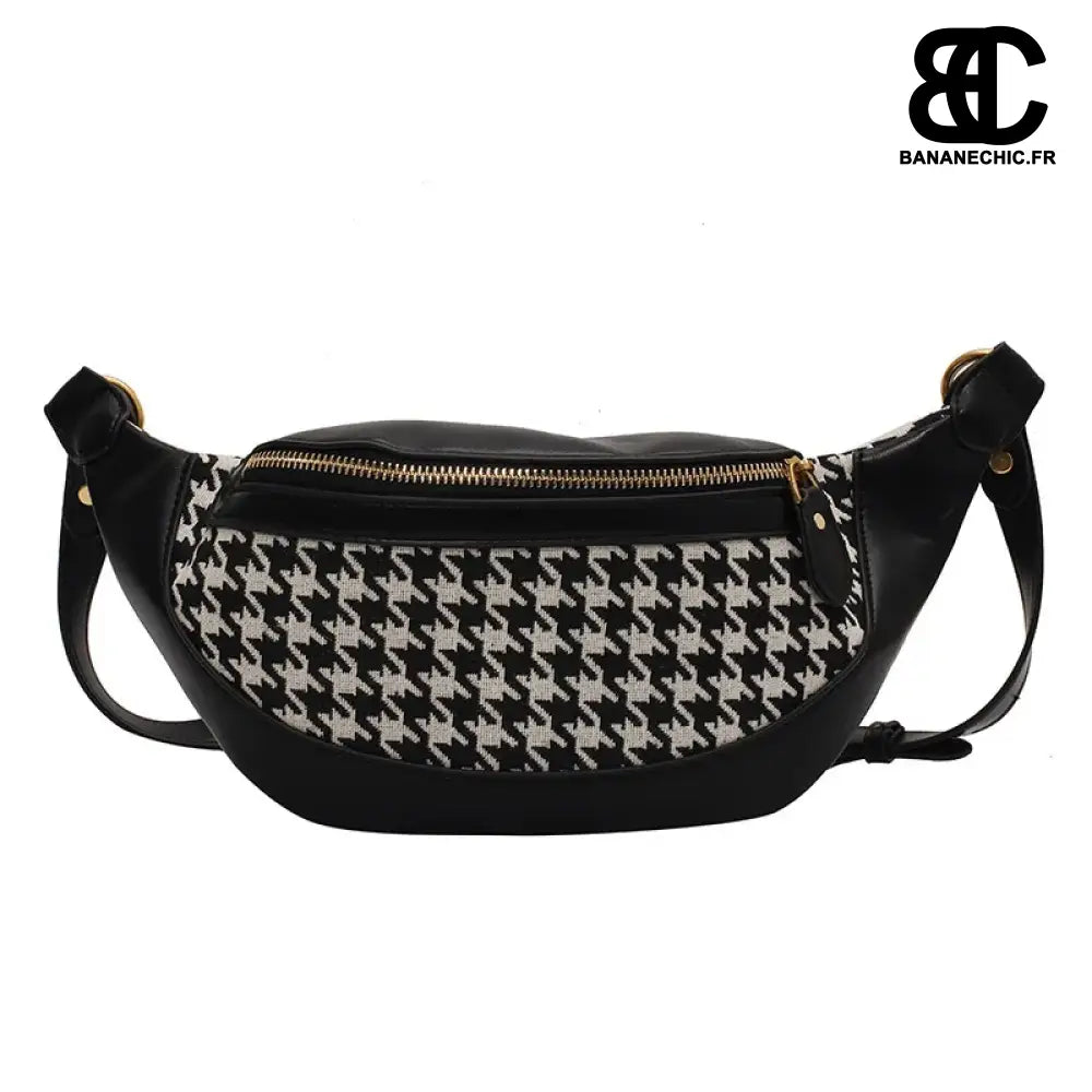 Sac banane femme marron classe - Noir - banane - Banane Chic