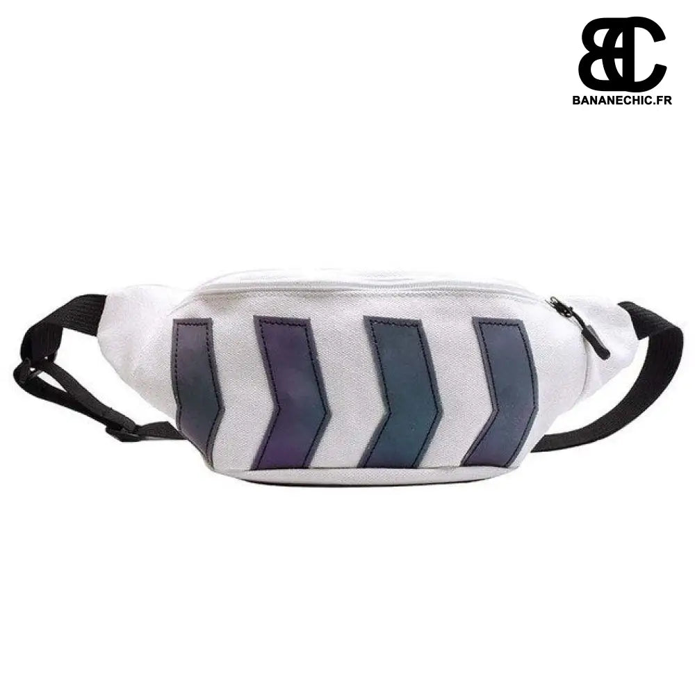 Sac banane femme portable été - Blanc - Banane - Banane Chic