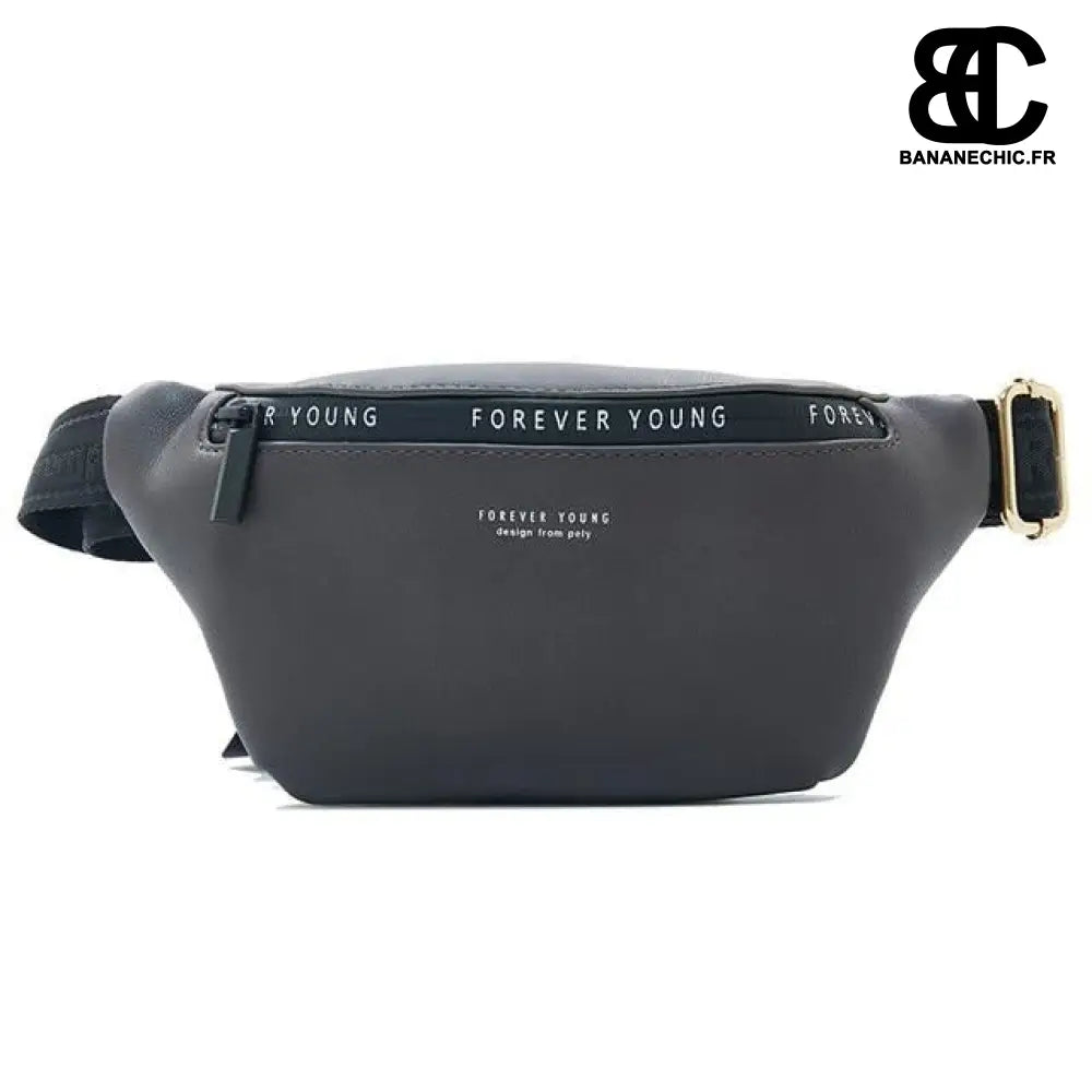 Sac banane femme rose tendance - Gris - Banane - Banane Chic