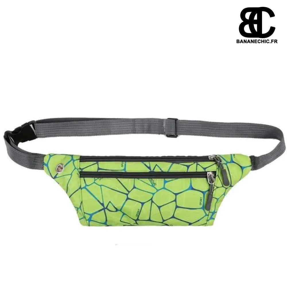 Sac banane femme sport imprimé - Vert - Banane - Banane Chic