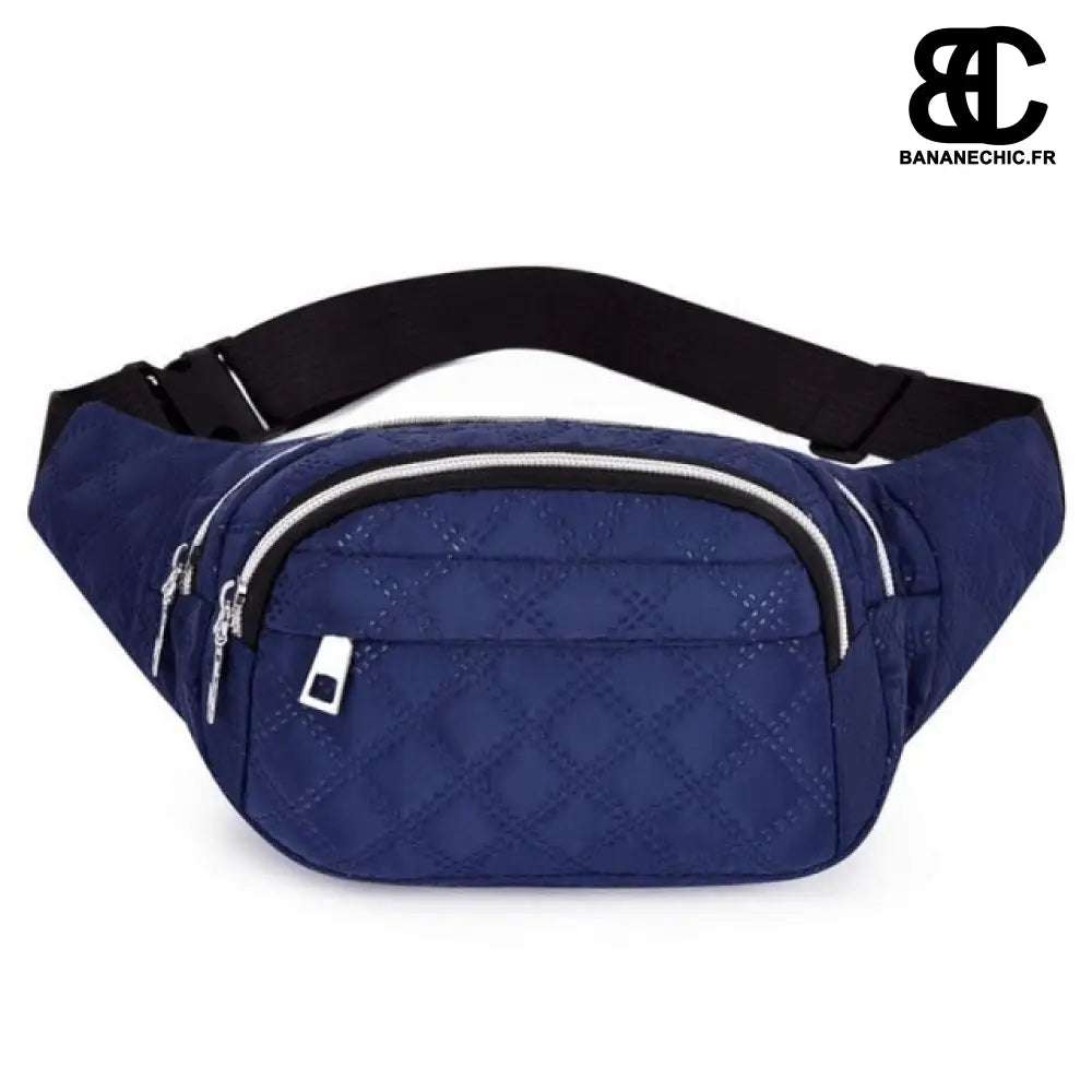 Sac banane femme streetwear fantaisie - Bleu foncé - Banane