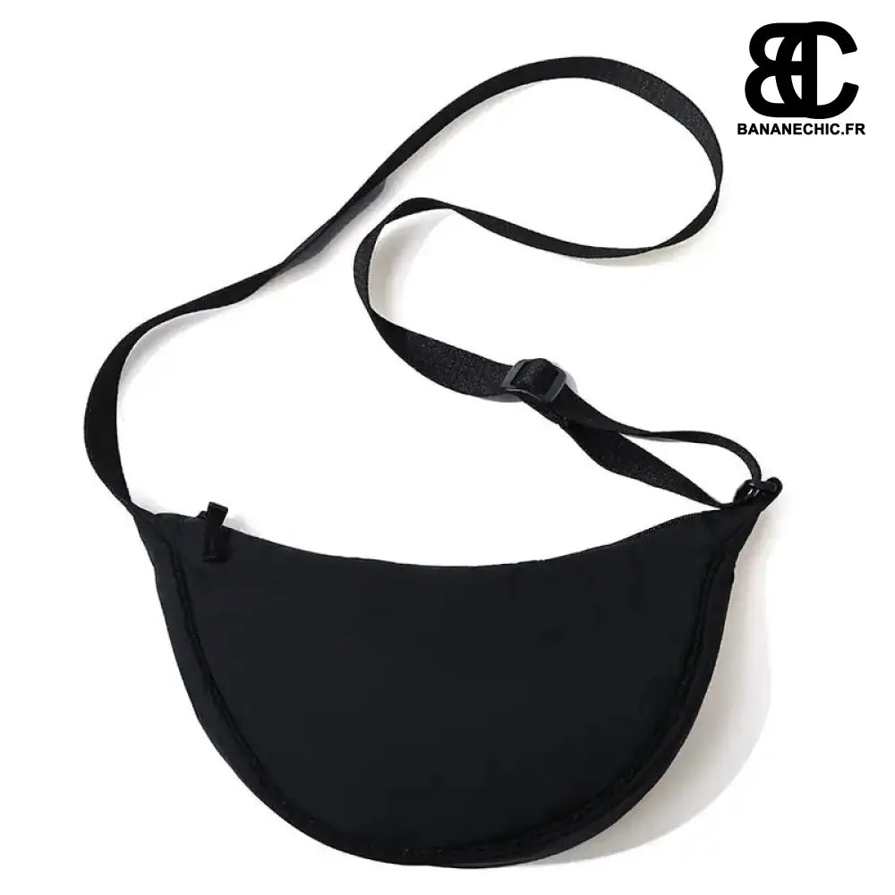 Sac banane femme tissu - Noir - Sac Banane - Banane Chic ™