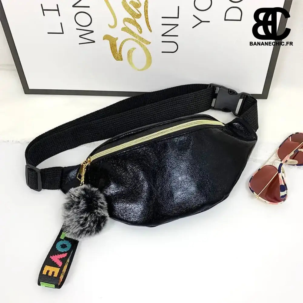 Sac Banane Festival Suede Noir - Noir - Sac Banane - Banane