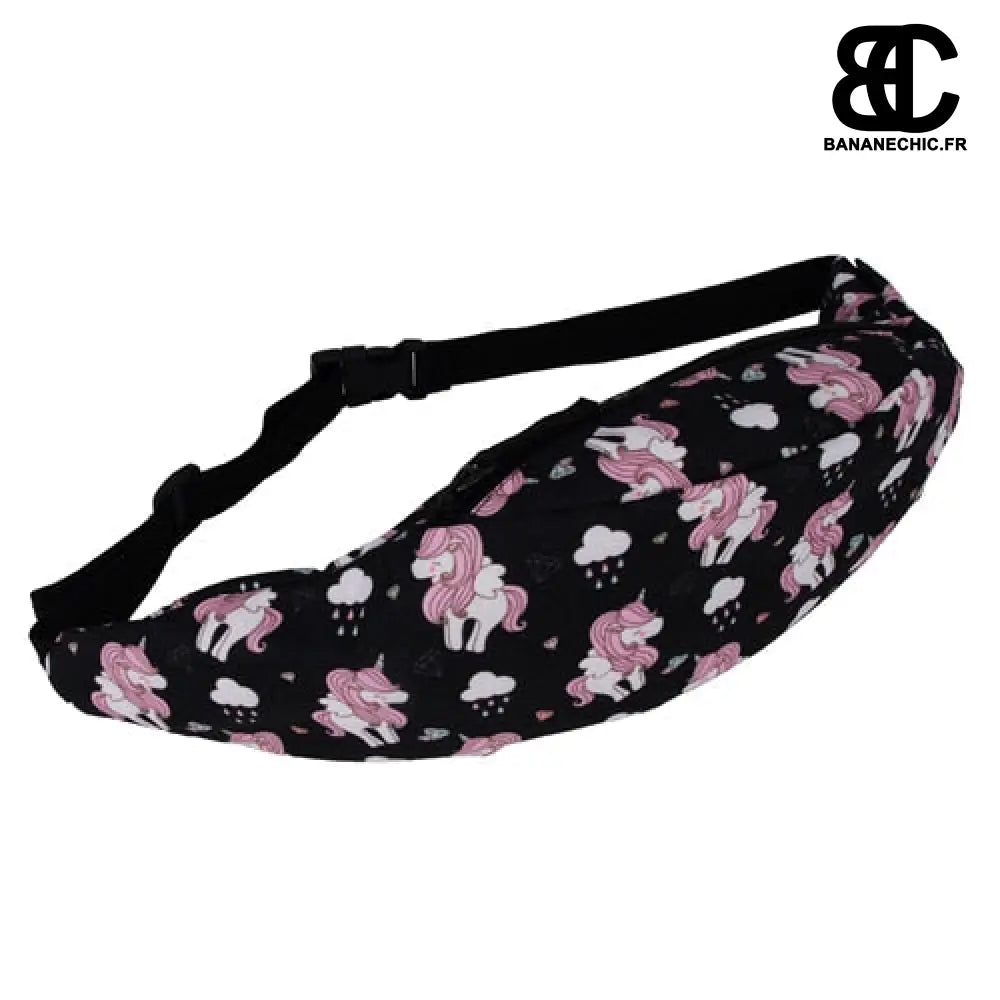 Sac banane fille trendy - Noir - Banane - Banane Chic ™