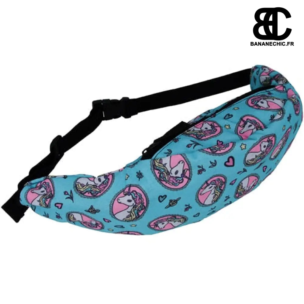 Sac banane fille trendy - Turquoise - Banane - Banane Chic ™