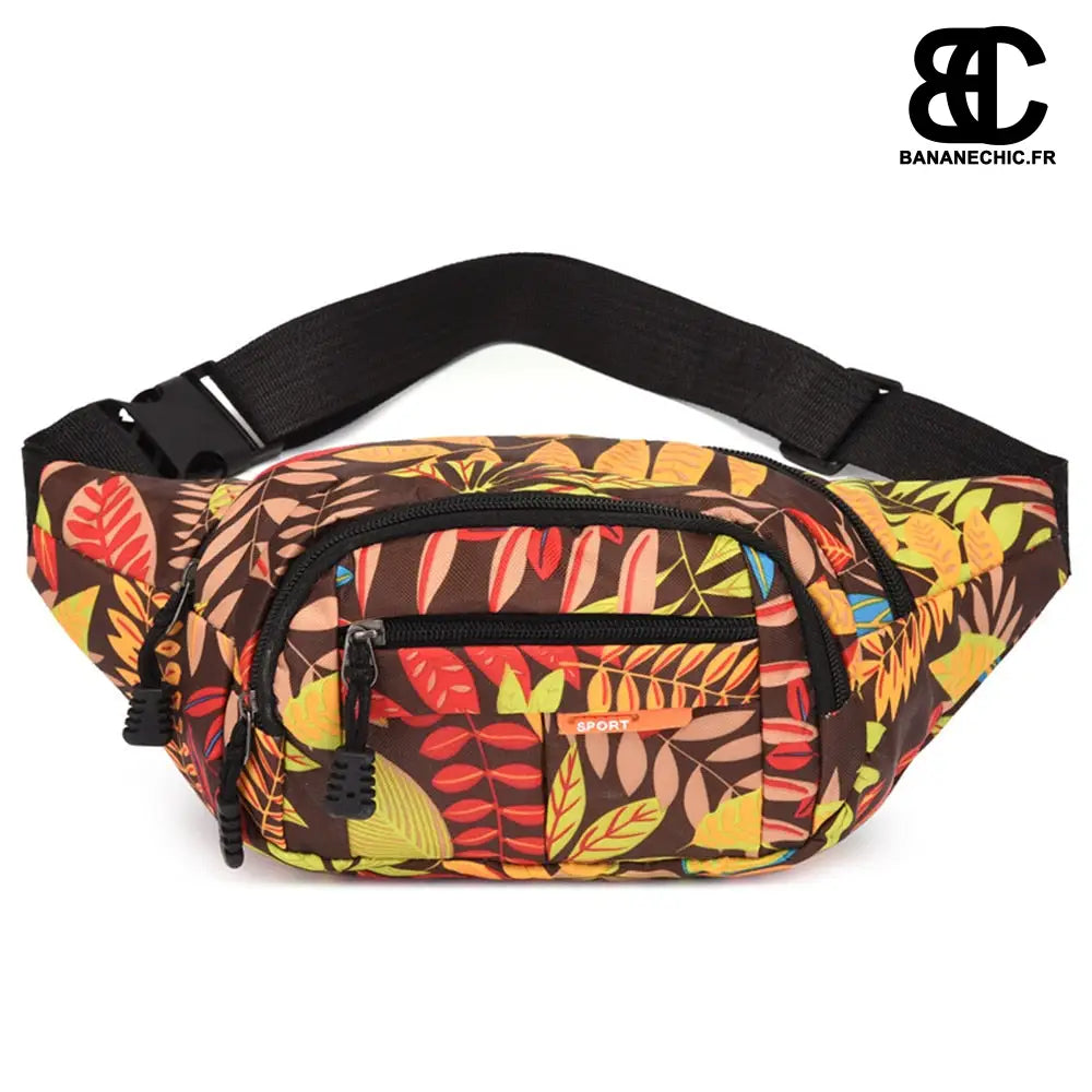 Sac Banane Floral - Jaune - Sac Banane - Banane Chic ™
