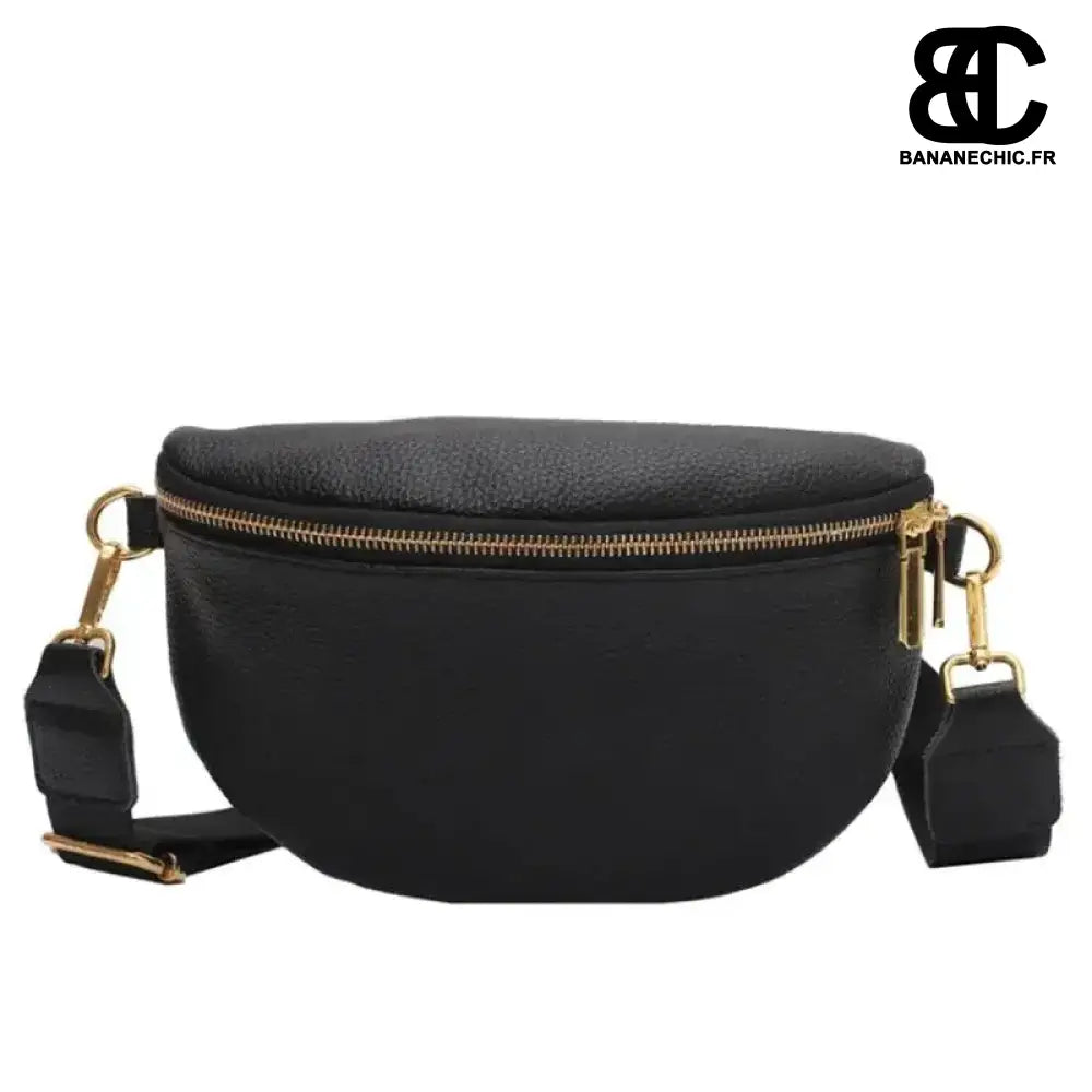 Sac Banane Grand Format - Noir - Sac Banane - Banane Chic ™