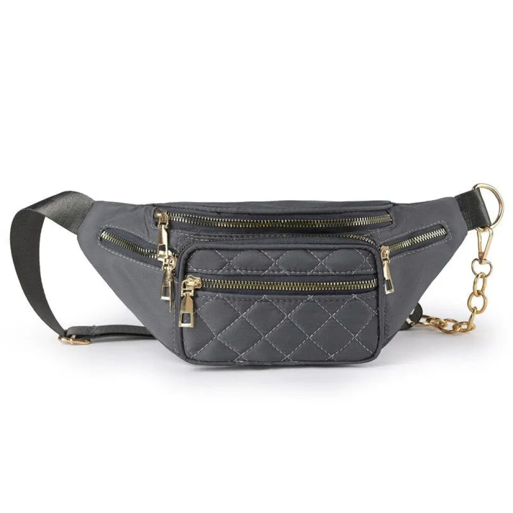 Sac banane gris femme - Gris - Banane - Banane Chic ™