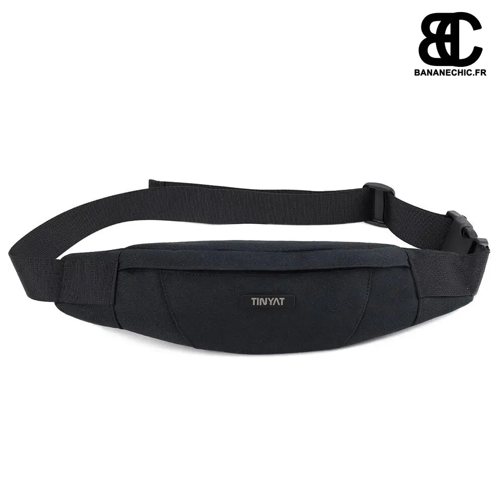 Sac banane gris moderne pour homme - Noir - banane - Banane