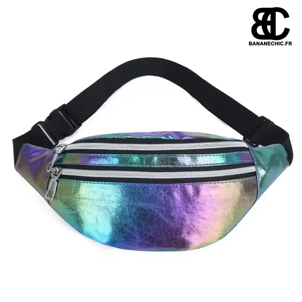 Sac banane holographique - multicolore - Sac Banane - Banane
