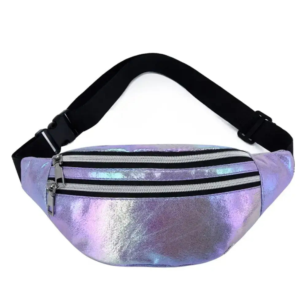 Sac banane holographique - Violet - Sac Banane - Banane Chic