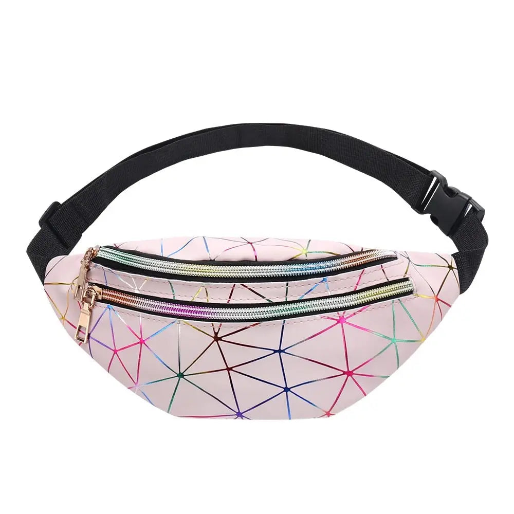 Sac banane holographique étanche - Rose - banane - Banane