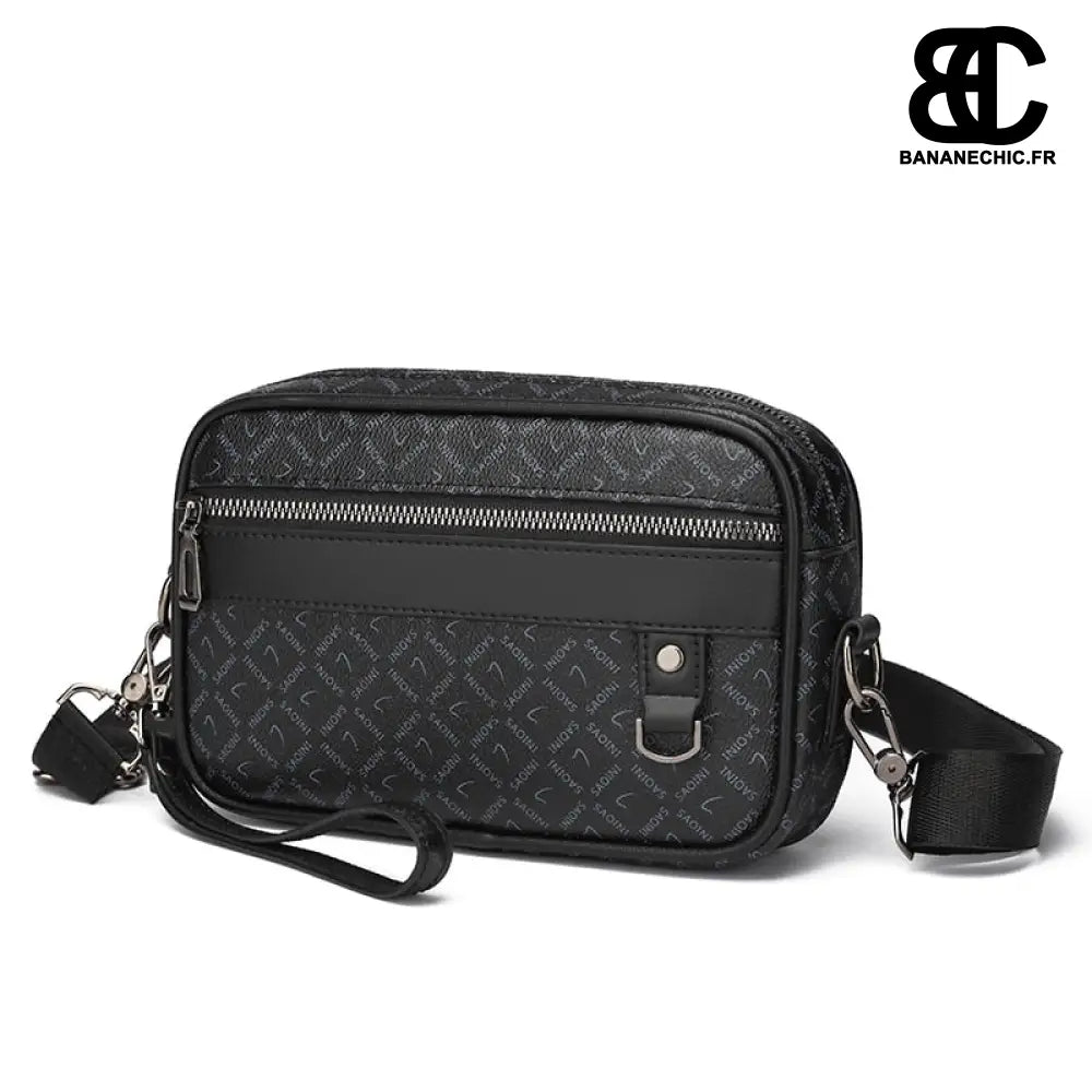 Sac banane homme bandoulière classique. - Noir - banane -