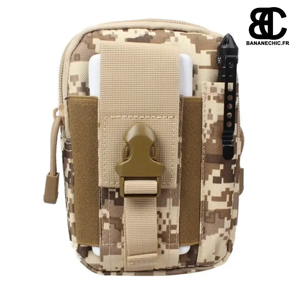 Sac banane homme compact - Camouflage Beige - Banane -
