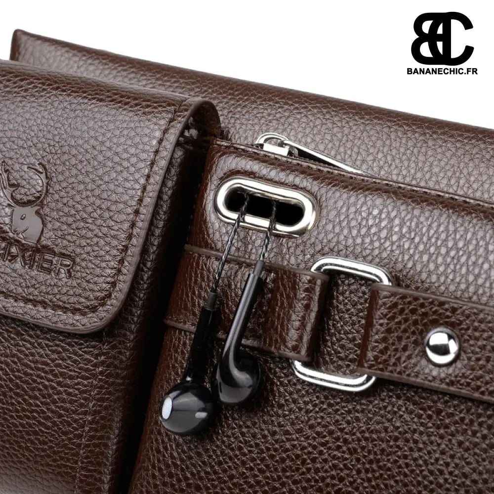 Sac banane homme discret cuir - Banane - Banane Chic ™