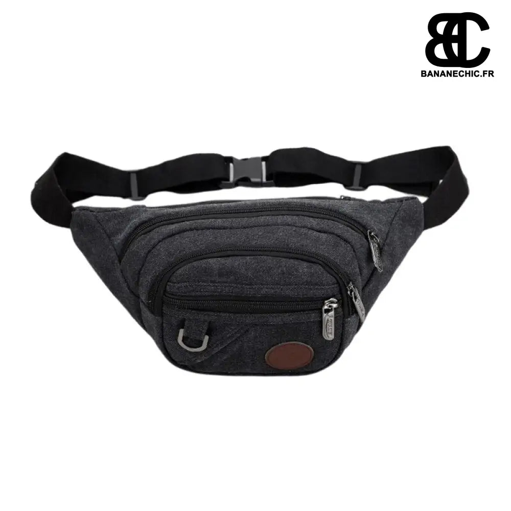 Sac banane homme élégant - Noir - Banane - Banane Chic ™