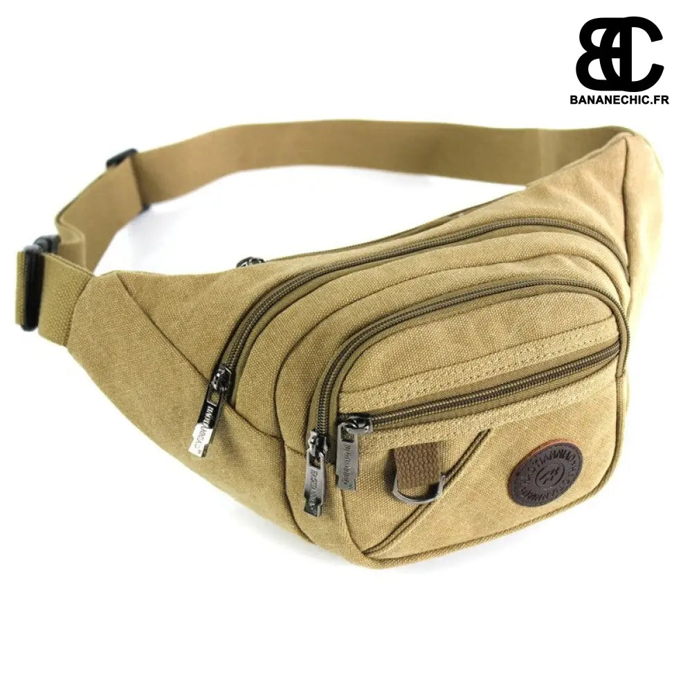 Sac banane homme élégant - Kaki - Banane - Banane Chic ™