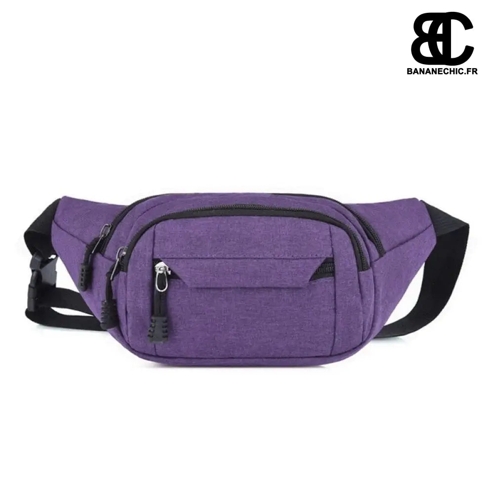Sac banane homme en tissu - Purple - Banane - Banane Chic ™