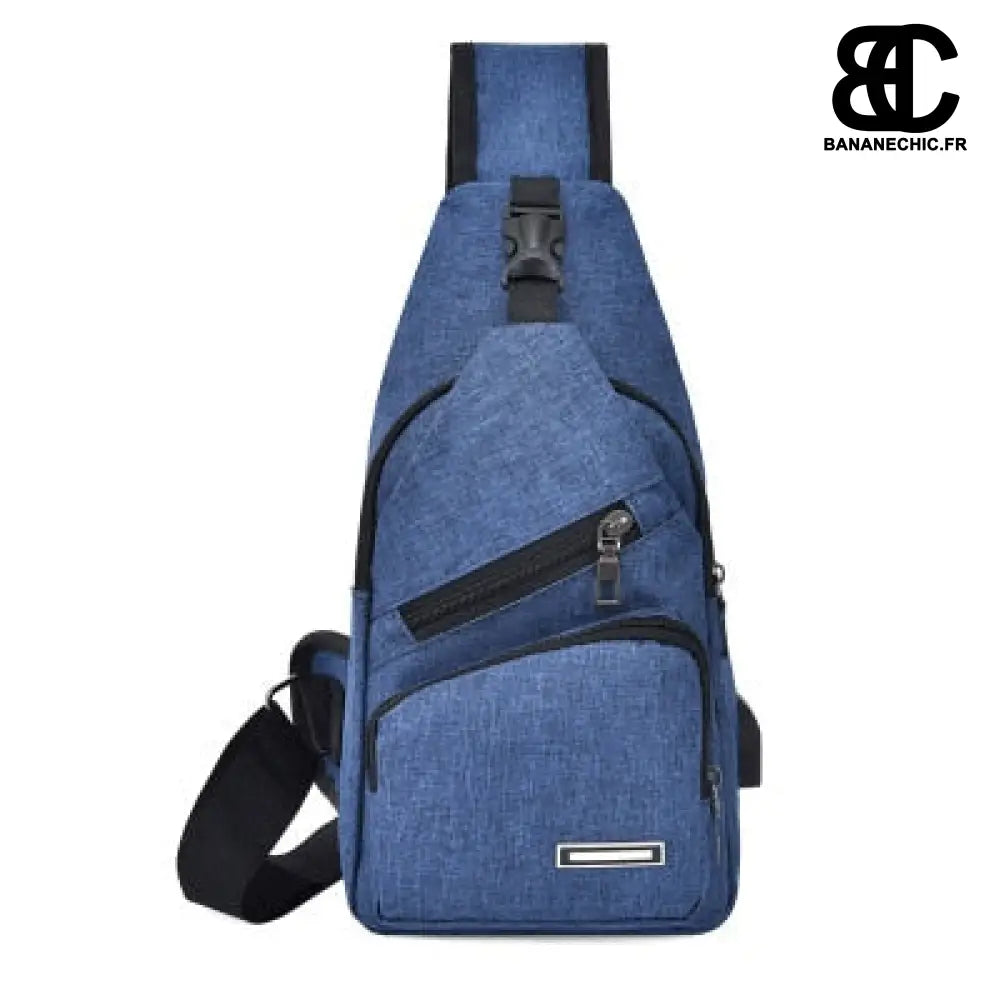 Sac banane homme moderne - Bleu - Banane - Banane Chic ™