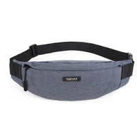 Sac banane homme noir mat