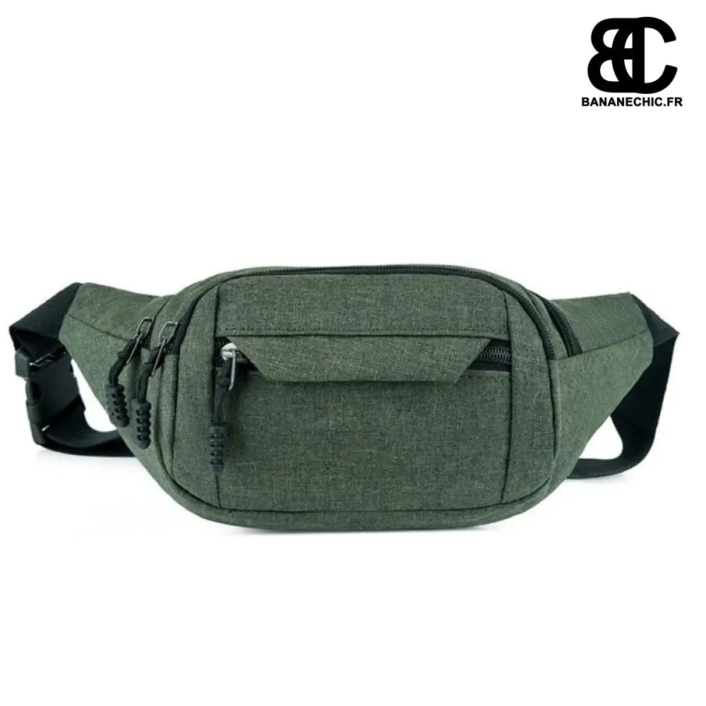 Sac banane homme Oxford - Vert - banane - Banane Chic ™