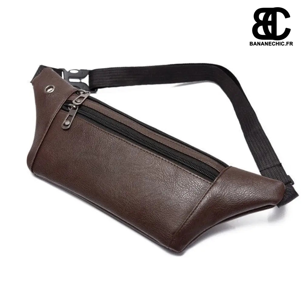 Sac banane homme plat - Marron - Banane - Banane Chic ™