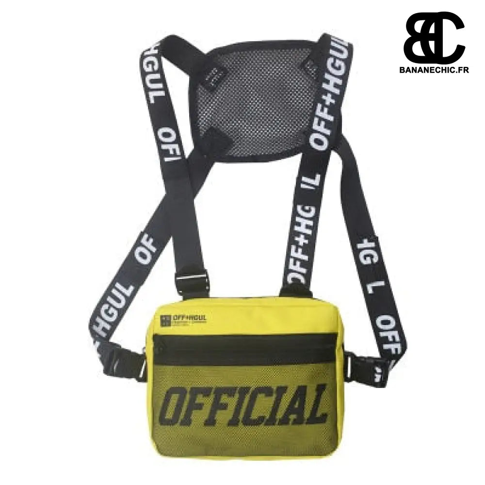 Sac banane homme poitrine - Jaune - Banane - Banane Chic ™