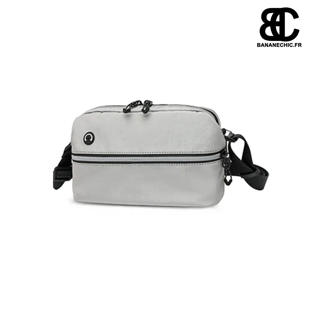 Sac banane homme rectangulaire sport - GREY - banane -