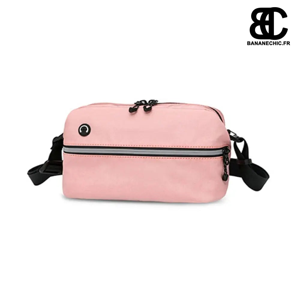 Sac banane homme rectangulaire sport - PINK - banane -