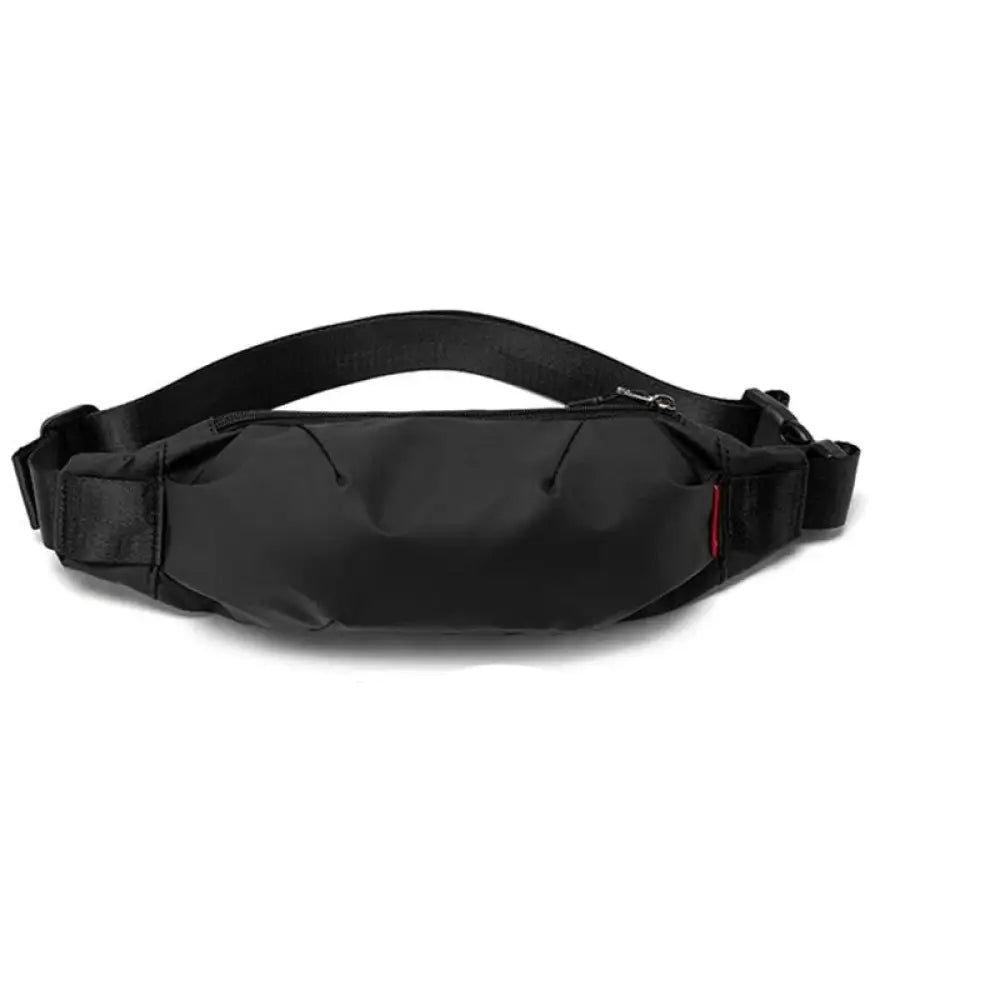 Sac banane homme résistant sport-voyage. - Black Small -