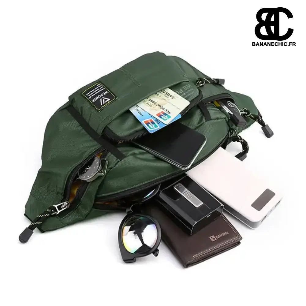 Sac Banane Homme Voyage-Design Compact - Sac Banane - Banane