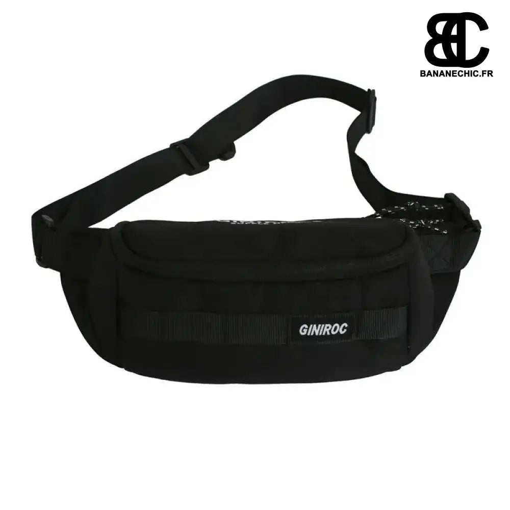 Sac banane jaune oversize - Black - banane - Banane Chic ™