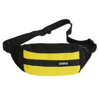 Sac banane jaune oversize