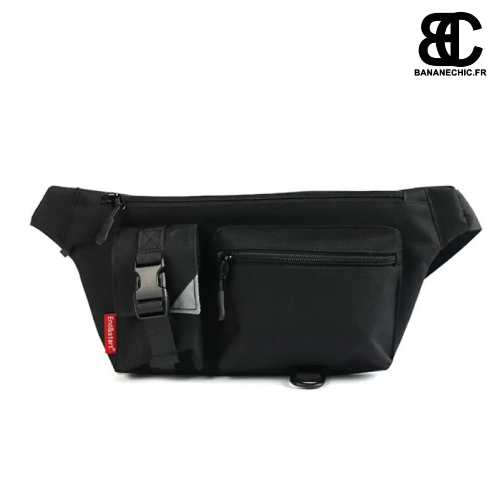 Sac banane K-Way bleu waterproof - Noir - Banane - Banane