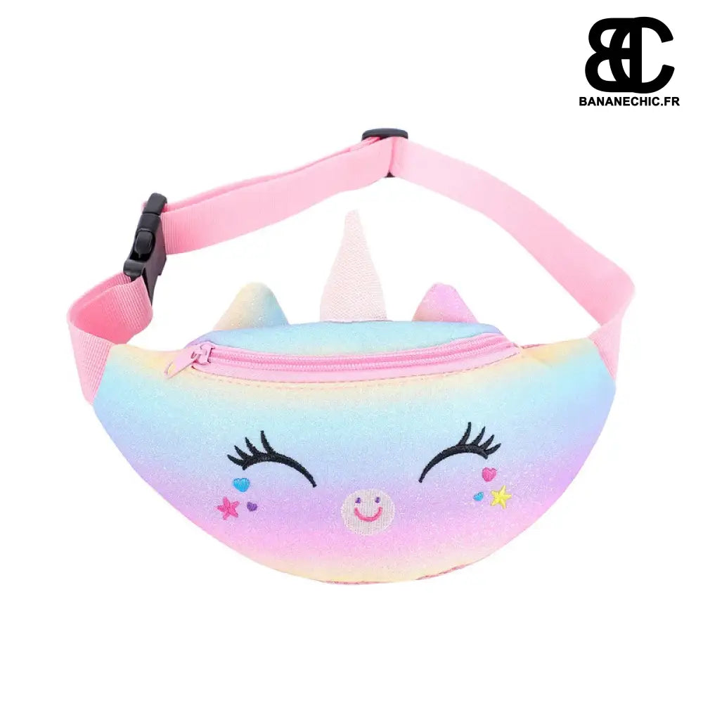 Sac banane kawai coloré fille - Saumon - banane - Banane