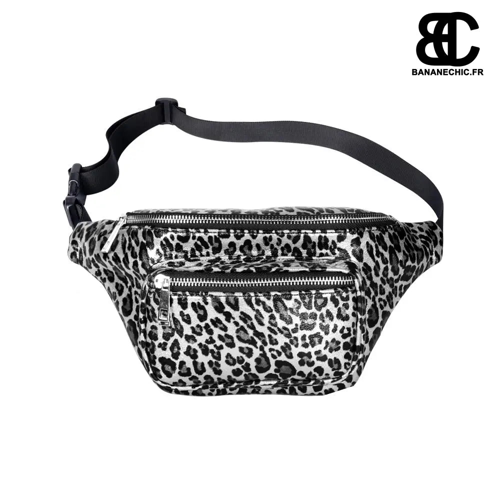 Sac banane léopard femme - Gris - banane - Banane Chic ™