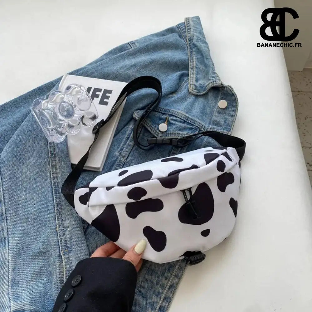 Sac banane léopard femme pratique - Vache - Banane - Banane