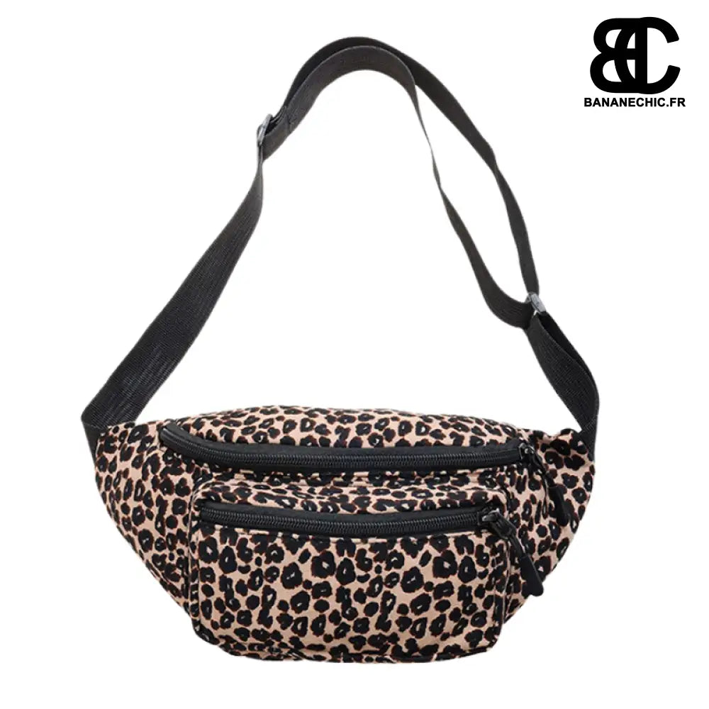 Sac Banane Léopard - Tendance Animalière - Camel - Sac