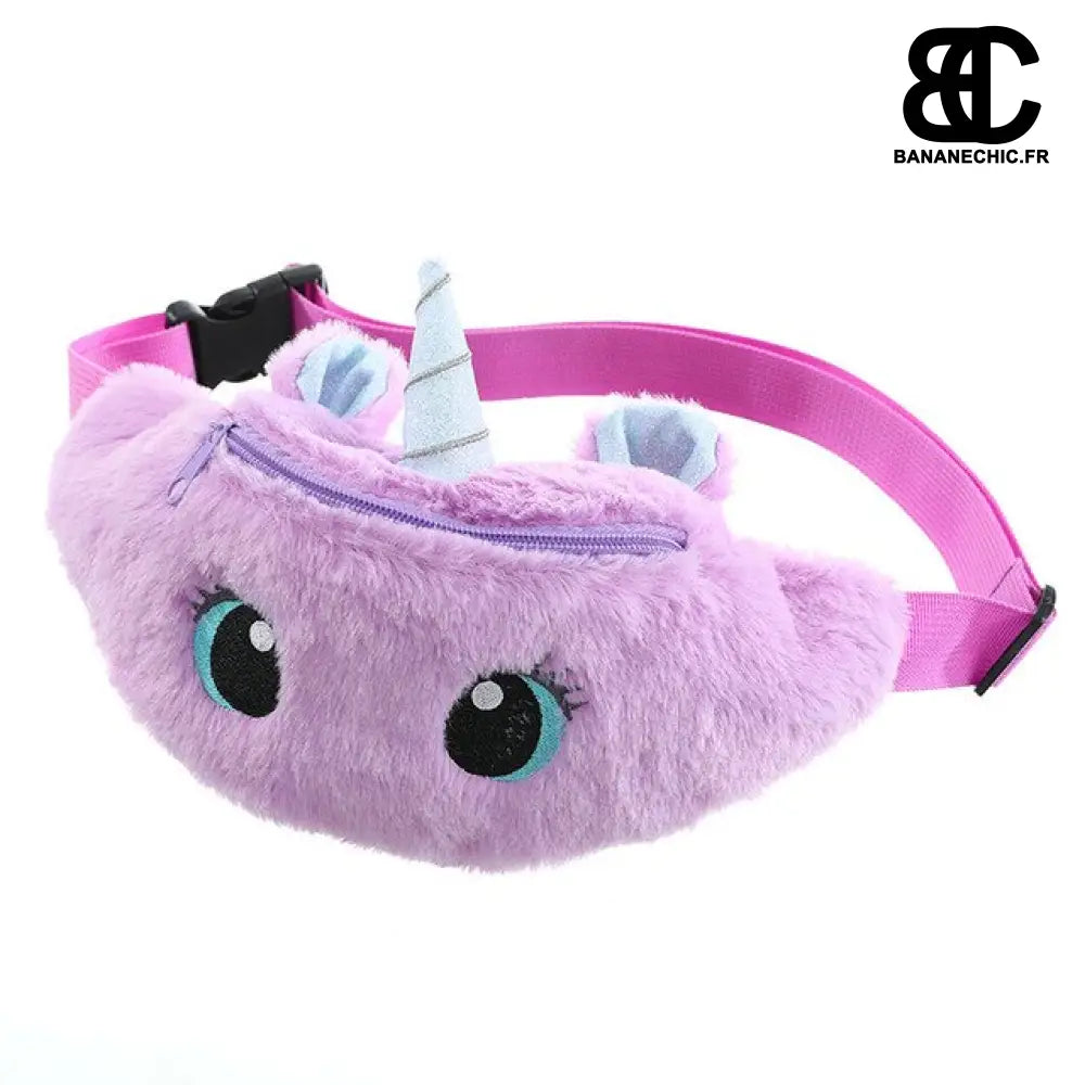 Sac banane licorne enfant - Violet - Banane - Banane Chic ™