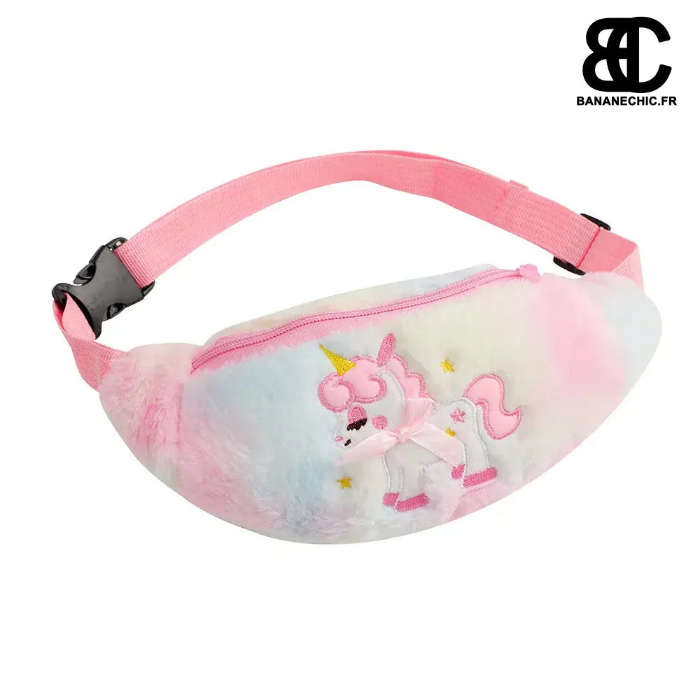 Sac banane licorne multicolore - pink colorful - banane -