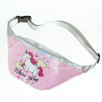 Sac banane licorne strass ado