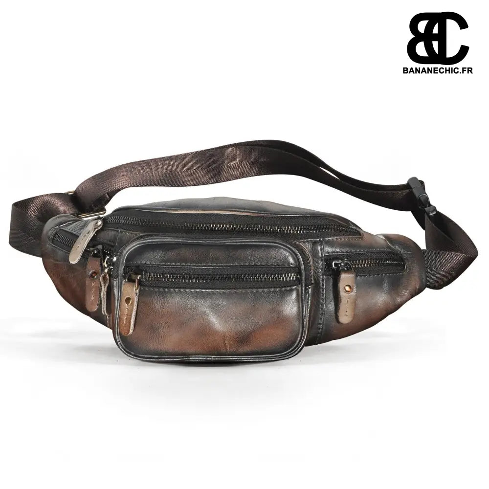 Sac banane lisse en marron - Café - Banane - Banane Chic ™